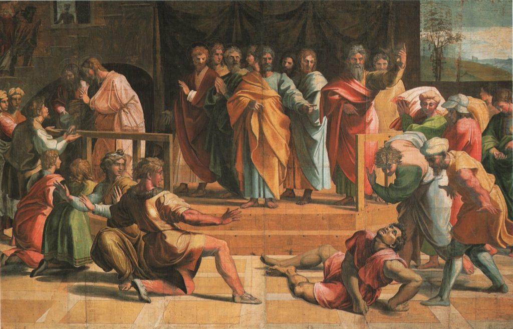 rafael_death of ananias